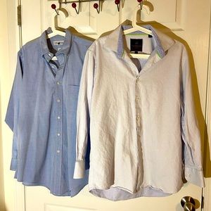 Brooks Brothers and Tattersall London dress shirts